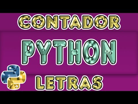 PROGRAMAS CREADOS EN PYTHON🐍🎯👨‍💻Cómo crear un CONTADOR DE LETRAS en Python!