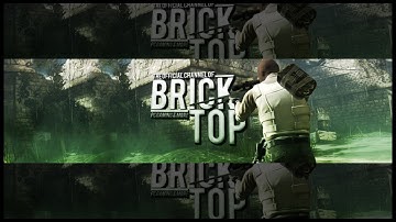 @PrimeClipz - Counterstrike: Global Offensive YouTube Banner Design #SpeedArt