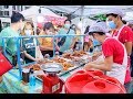 [4K] 2020 Walk around "Ramkhamhaeng Night Market" street food and shopping, Bangkok