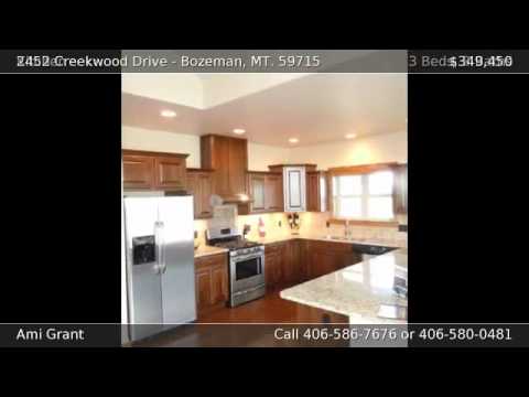2452 Creekwood Drive, Bozeman, MT home video tour