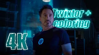Tony Stark Iron Man 3 4K Twixtor Scenepack with Coloring for edits MEGA screenshot 5
