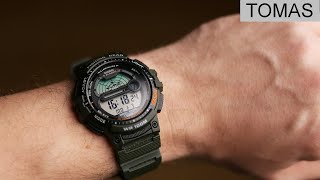 How does it work? Casio fishing watch.