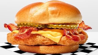 Checkers and rally’s Cheesy bacon clucker (crispy) 2025