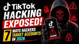 🚨TikTok Hacking EXPOSED! 7 Ways Hackers Target Accounts in 2026#cybersecurity#onlinesafety #hacking