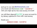 Binary Options Bonuses