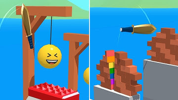 Slice It All Gameplay | Satisfying Knife Cutting ASMR | Relaxing Slicing Game