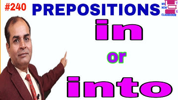 use of in use of into prepositions vijay kumar