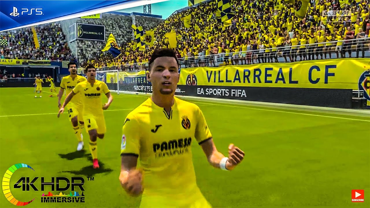 FIFA 22 Golden Goal! Villarreal vs Manchester United UEFA Champions League 4K60FPS! PS5 Gameplay