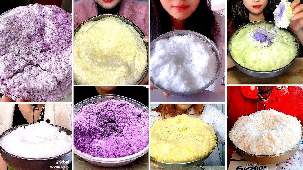 ♦️(💠ONLY B!TES)_SOFT HANDsFUL 👐🏻 &  MOUTHFULL😋 ICE EATING 🍚 COLLECTION 🧊♦️