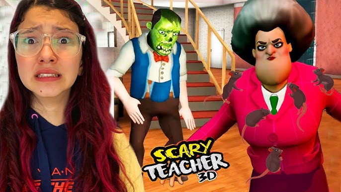 A PROFESSORA FICOU MALUCA COM ESSA TROLLAGEM! * scary teacher * 