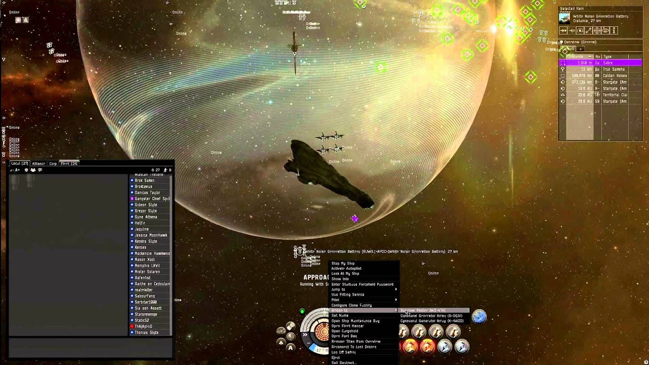 Final Titan Bridge before jump changes. (Eve Online) YouTube