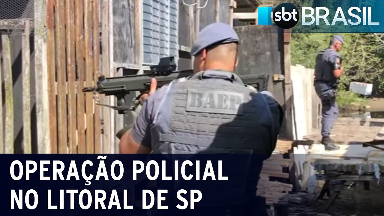 Polícia de SP inicia ações para prender envolvidos na morte de soldado | SBT Brasil (03/02/24)