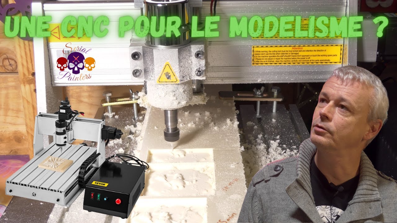CNC ET MODELISME : ESSAYONS LA CNC 3040 DE VEVOR POUR SAVOIR