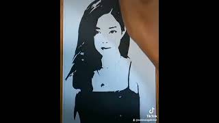 Jennie blackpink Stencil Tiktok #Short #tiktok