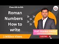 Roman Numbers Identification &amp; How to write | Roman Numbers| Live sessions | #basic_maths