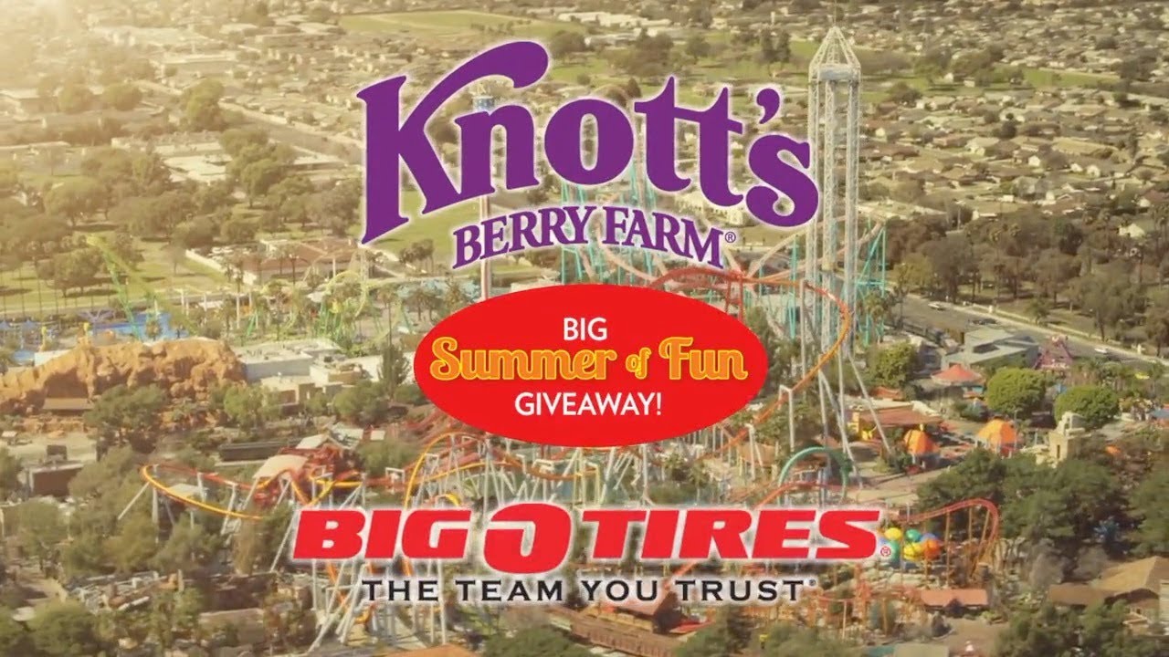 Knott's Berry Farm and Big O Tires Commercial "Big Summer of Fun" YouTube