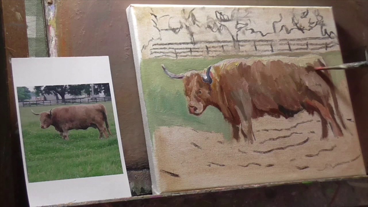 Painting using an EZ tracer underdrawing How to YouTube