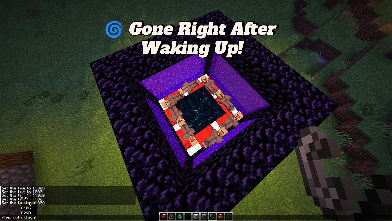 🔥 Disappeared Right After Waking Up! | Minecraft Funny Portal Experiment 🌀