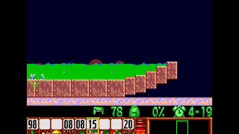 SNES Lemmings Mayhem Level 14 (TAS) 1:02.60 (3:58 of 5:00 left)