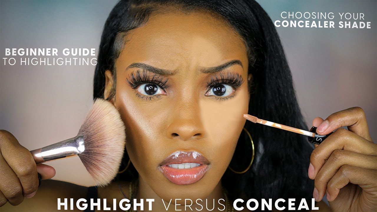 spiralformet madlavning udtryk BEGINNER GUIDE TO HIGHLIGHTING: Highlight vs. Conceal | Slim's Beginner  Makeup Series - YouTube