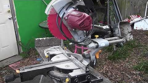 Miter saw  reviewed 2 years ago and now there is a blade wobble, either a bearing or race loose