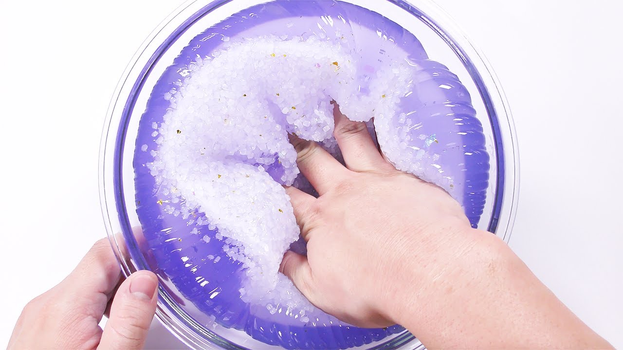 【DIY】表面ペレットのギャラクシーたぷたぷスライムの作り方【slime ASMR】