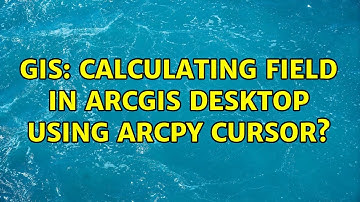 GIS: Calculating field in ArcGIS Desktop using ArcPy cursor? (2 Solutions!!)