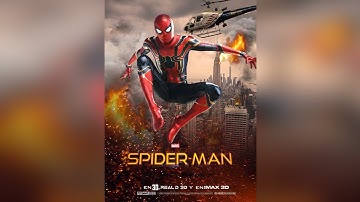 Photoshop Tutorial: Poster  / Spiderman  /  Marvel Comics