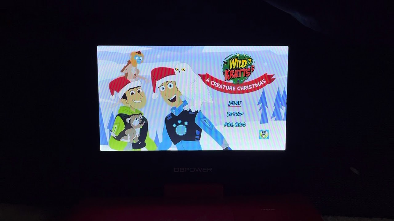 Wild Kratts creature Christmas 2016 DVD menu walk-through￼
