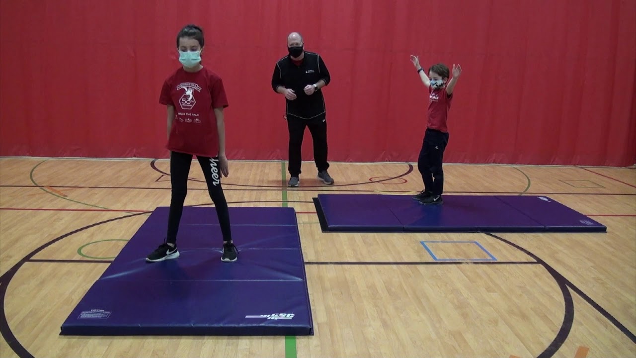 At Home PE Tumbling Lesson 2 YouTube