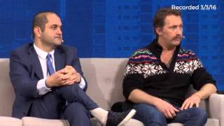 Hyperloop Tech co-founders Shervin Pishevar & Brogan BamBrogan talk about first routes  in the U.S.