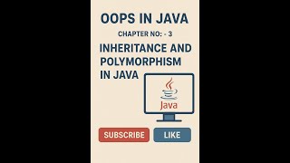 OOP in Java – Chapter 3 | Inheritance & Polymorphism in java....  #java #oop #engineering #study 
