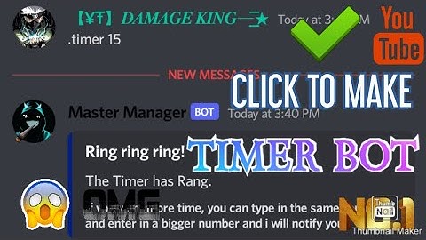 How to make timer bot in discord, BDFD, 100% working. Making timer command.