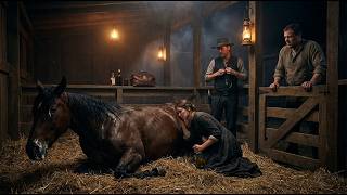 A Widow Walked In and Sent the Doctor Home — His Best Mare Was Twelve Hours into Labour