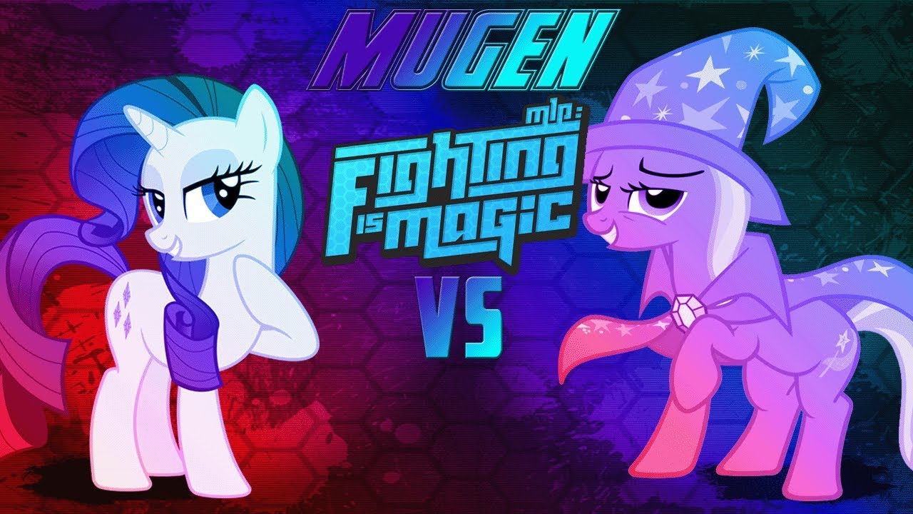 Mugen Fighting Is Magic Rarity VS Trixie Lulamoon - YouTube