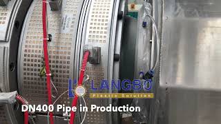 Full Automatic Single Screw HDPE Pipe Extrusion Machine Line