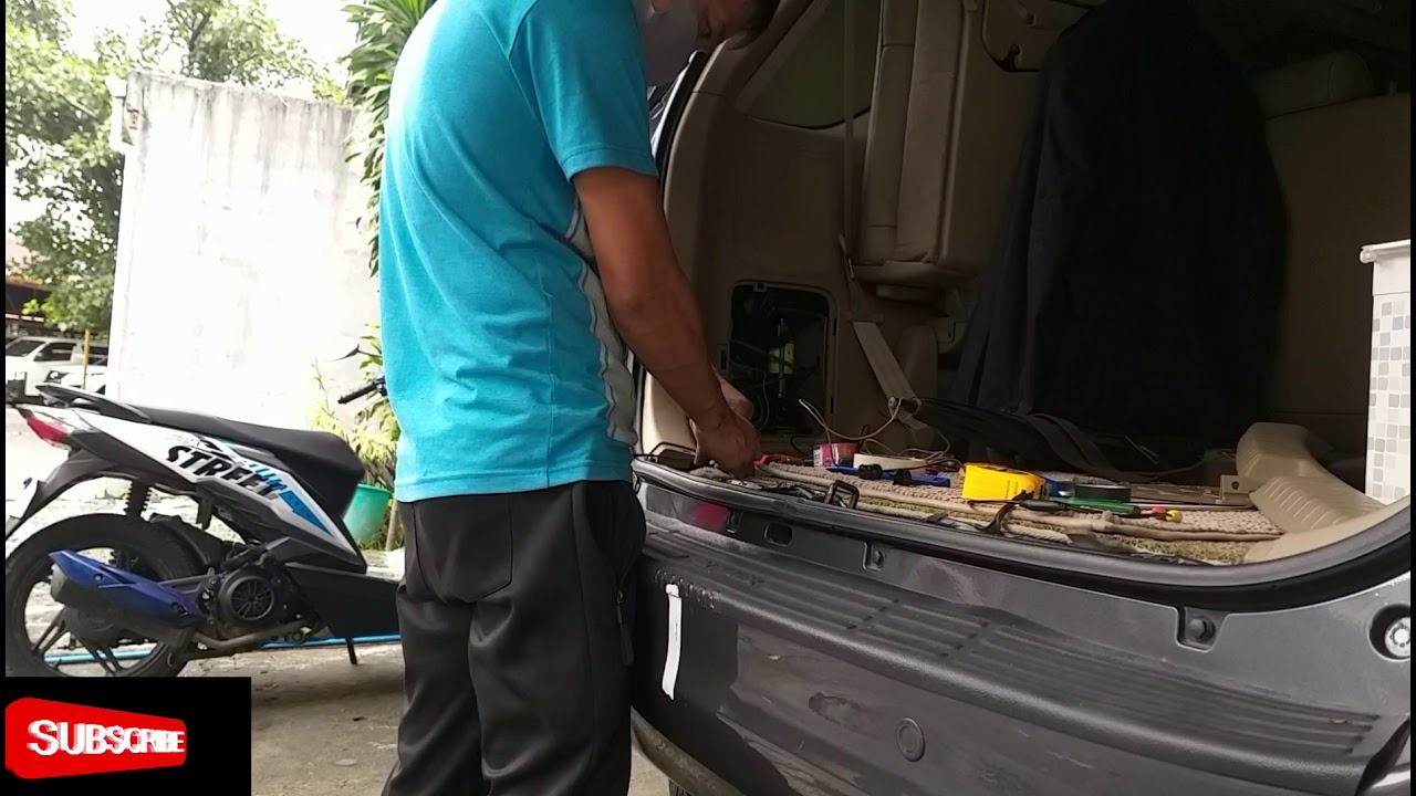 install back camera toyota fortuner