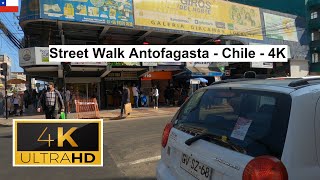 🇨🇱 Street Walk Antofagasta - Chile - 4K