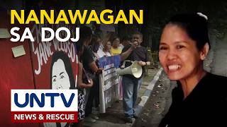 Pamilya at supporters ni Mary Jane Veloso, nanawagan sa DOJ ng kalayaan nito