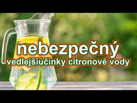 (CZ) Citrónová voda: