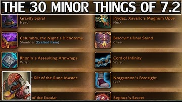 The 30 Minor Features of Patch 7.2 - WoW Legion
