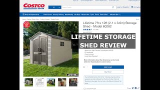 lifetime plastic shed review | Costco workshop purchase