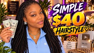 A Couple Of Simple $40 Hairstyles For Black Women