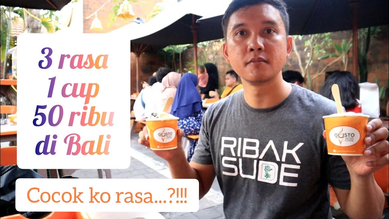 Gusto Gelato Bali, favorit dan nge hits. Cocok ko rasa? YouTube