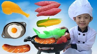 Kitchen toys playset for kid, kitchen game toys for kids ❤ AnAn ToysReview TV ❤