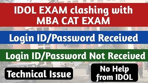MU IDOL Mock Test | CAT EXAM | Technical issue | Eklavya App | IDOL Helpline | Ashish Sir