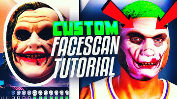 NBA 2K22 FACE SCAN! HOW TO GET THE JOKER FACE SCAN WITHOUT MASK 2K22! BEST FREE FACESCAN NBA 2K22