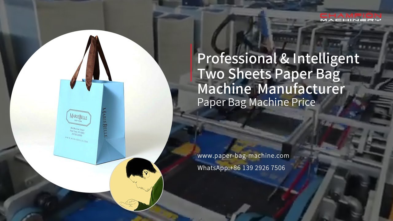 Professional & Intelligent  Two Sheets Paper Bag Machine  Manufacturer