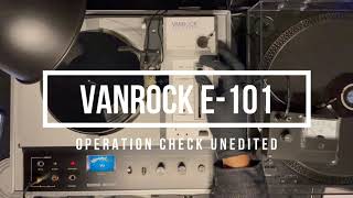 【Product Presentation】VANROCK E-101 7inch Vinyl Cutting Machine Lathe Cut Records Operation Check