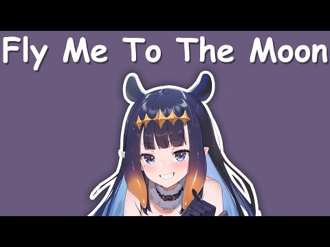 【Hololive Song / Ninomae Ina&rsquo;nis Sing 唱歌】Frank Sinatra - Fly Me To The Moon (with Lyrics)